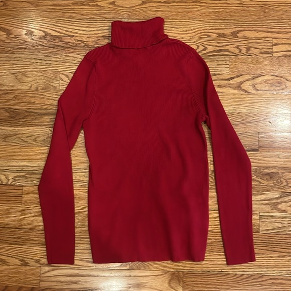 Lauren Ralph Lauren green label, woman’s size L, vintage 90s turtleneck sweater - Picture 7 of 8